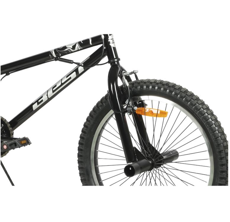 BICICLETA BEST DASH ARO 20 BMX NEGRO SOLID / ACERO / 1V/ VBRAKE / FR / VARON6