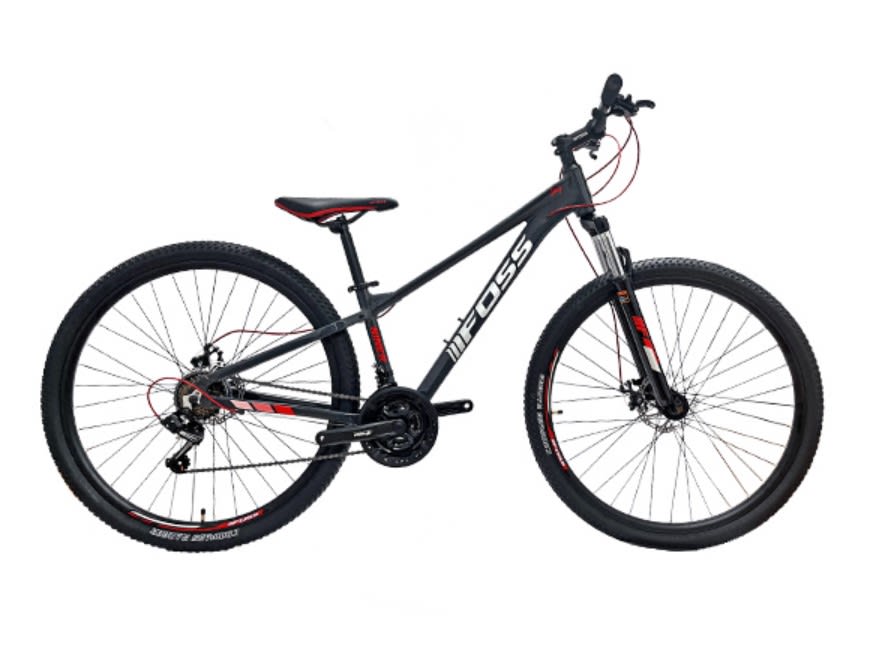 Bicicleta FOSS JOY 29 Aluminio Grey/Red ( S )1