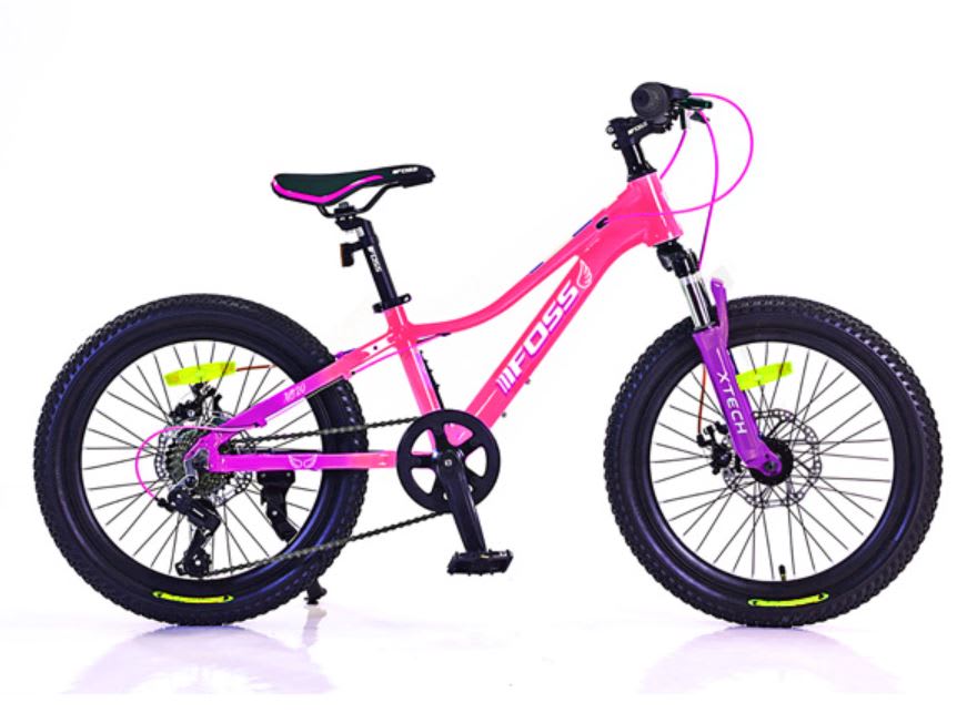 Bicicleta FOSS XC20, Niña, Aluminio, 7 Vel, Grip Shift, F. Disco Mecánico Transmisión SHIMANO.1