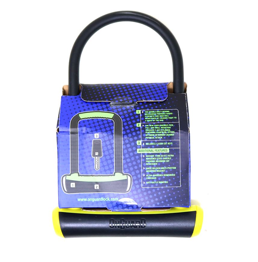 Candado OnGuard Llave U-Lock NS 115X230mm Amarillo3