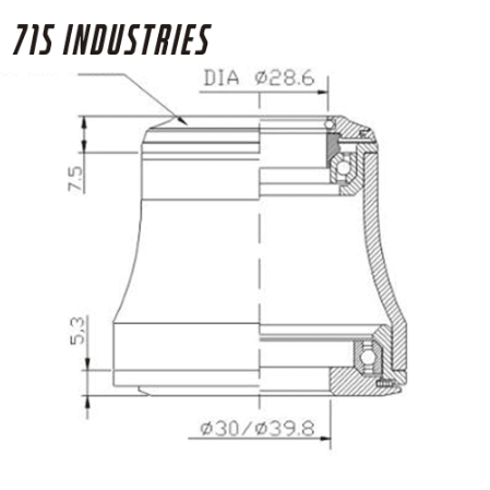 JUEGO DE DIRECCION 715 IND ZS44/ZS563