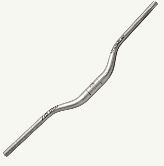 MANILLAR 715IND RISER SILVER 35 CLAMP RISE: 40MM1