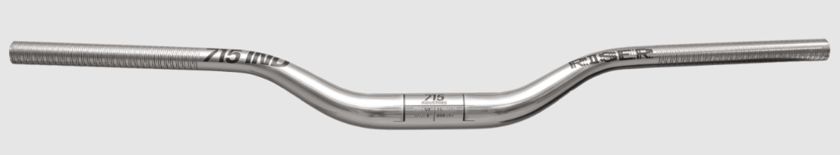 MANILLAR 715IND RISER SILVER 35 CLAMP RISE: 40MM3