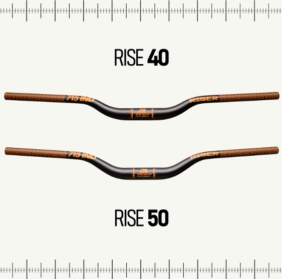 MANILLAR 715IND RISER SILVER 35 CLAMP RISE: 40MM4