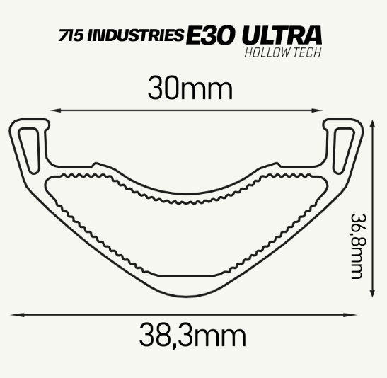 LLANTA 715IND E30 ULTRA 29ER4