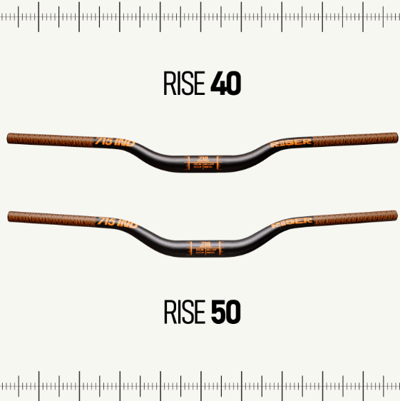 MANILLAR 715IND RISER BLK/GRAY 35 CLAMP RISE 40 MM4