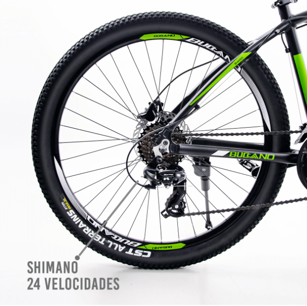 Bicicleta Buccano MTB S400 aro 26 aluminio verde2