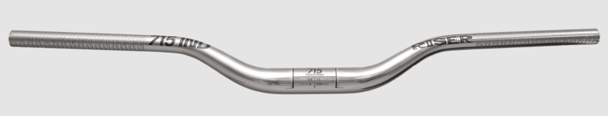 MANILLAR 715IND RISER SILVER 35 CLAMP RISE: 50MM3