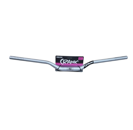 MANUBIO CRANK 800MM,45MM RISE SILVER LOGO NEGRO1
