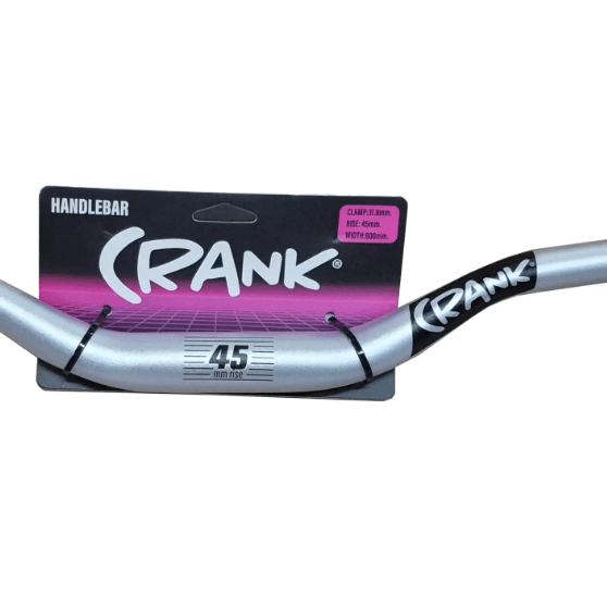 MANUBIO CRANK 800MM,45MM RISE SILVER LOGO NEGRO3