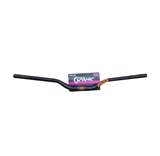 MANUBIO CRANK 800MM,45MM RISE NEGRO LOGO NARANJO2