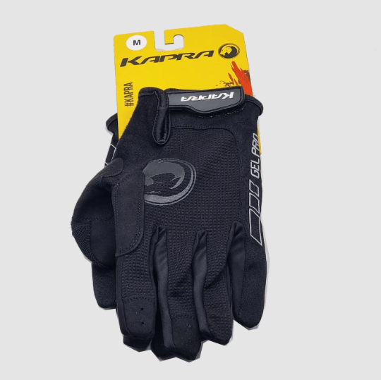 GUANTE KAPRA LOGO BLACK/BLACK T/M KAPRA1