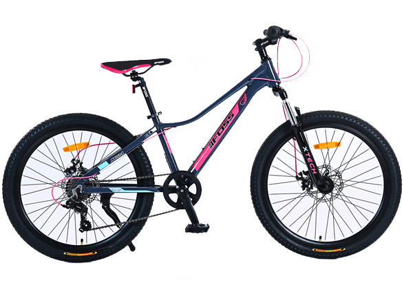 BICILETA FOSS XC24 Niña Gris/Fucsia1
