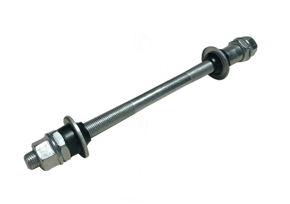 Eje Trasero 3/8x175mm con distanciador y cubre polvo.1