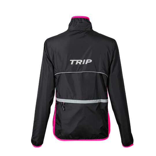 CORTAVIENTO TRIP BLACK/PINK TALLA L2
