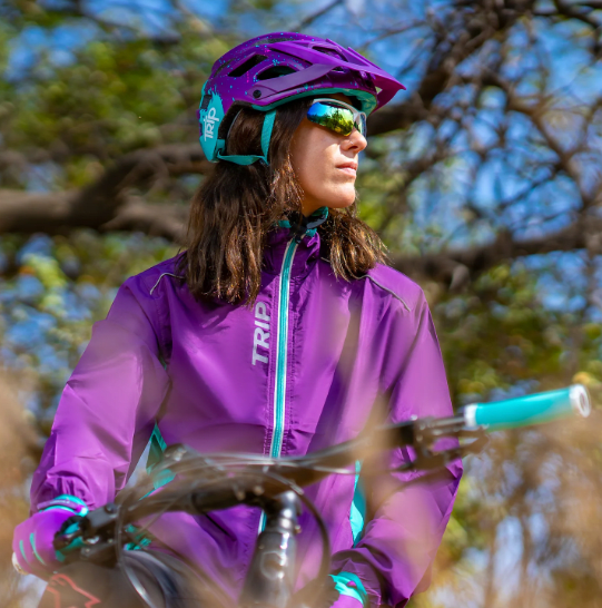 CORTAVIENTO TRIP PURPLE/BLUE TALLA L3