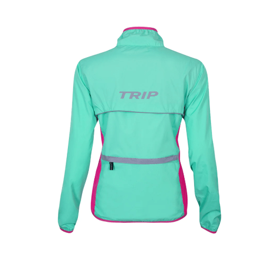 CORTAVIENTO TRIP TURQ/PINK TALLA L2