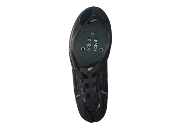 Zapato FOSS Ruta RV-1, Black/Gray, 3 Velcros, T/432