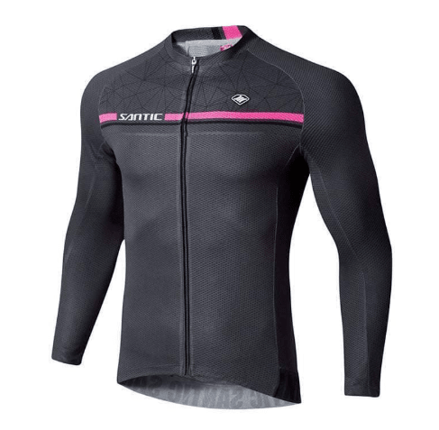 Tricota Santic manga larga ciclismo gris hombre L1