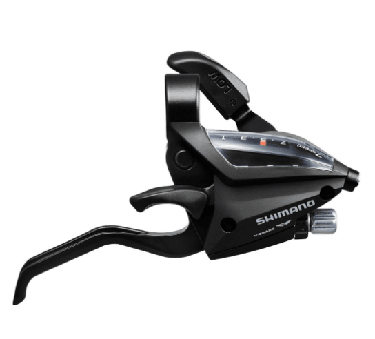 MANILLA CAMBIO FRENO SHIMANO 7V. ST-EF500-7R, DER. 2050MM EZ-FIRE PLUS, 2F-ALLOY1