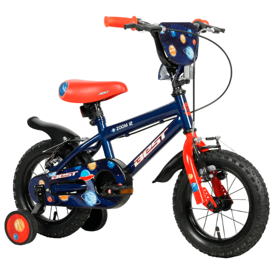BICICLETA BEST ZOOM NIÑO 12 AZUL SPACE 12/ACERO/1V/VBRAKE/MTB/NIÑO2