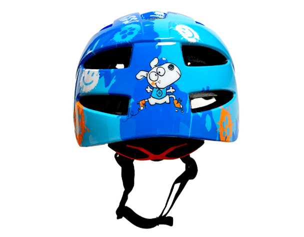 Casco FOSS Niño, In-Mould, Blue Dog, 46-51cm.2