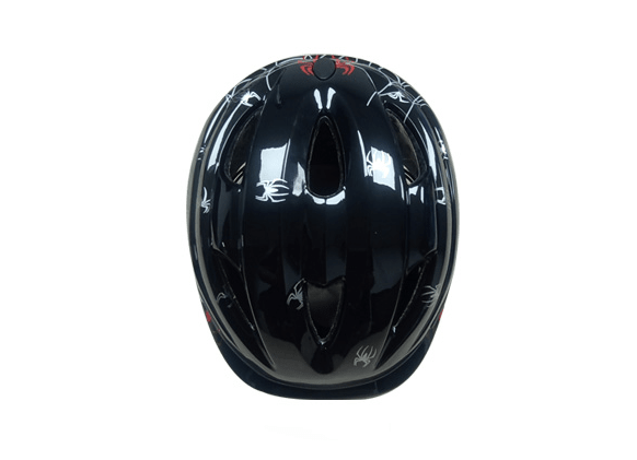 Casco FOSS Niño, In-Mould, Black Spider, 48-543