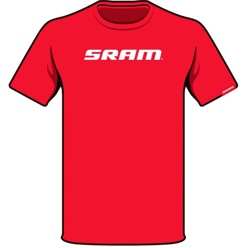 Polera SRAM Classic Rojo S1