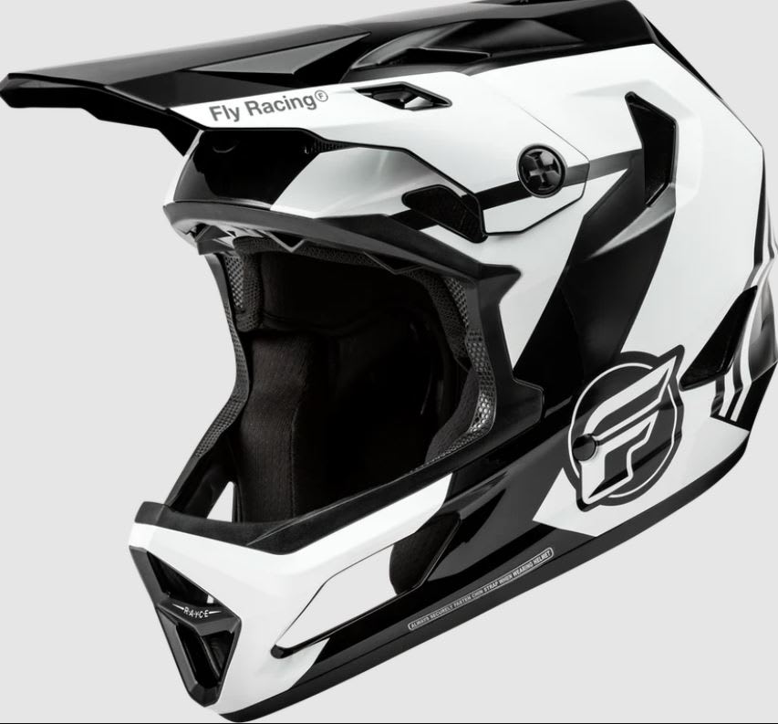 RAYCE HELMET BLACK/WHITE/GREY TALLA XL (61-62cms)1
