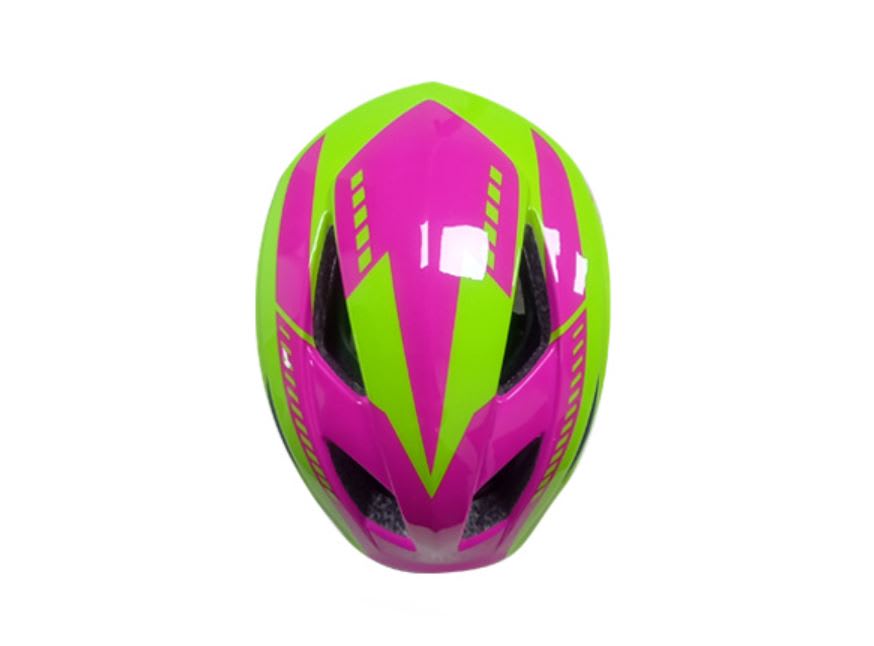 Casco FOSS Niña, Endurance, In-Mould, Green/Pink, 44-523