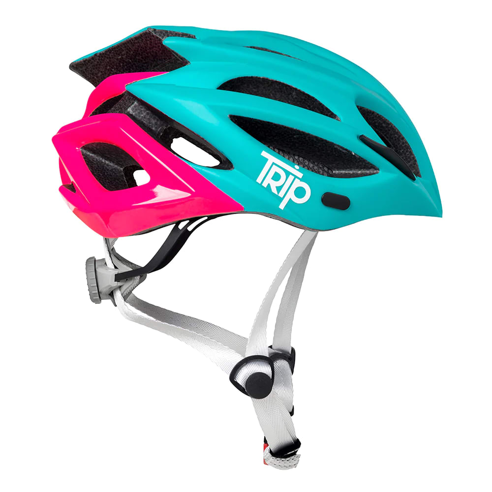 Casco Trip MTB Blue Pink3