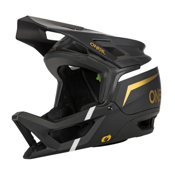 CASCO FULL FACE TRANSITION FLASH BLACK/WHITE/GOLD L1