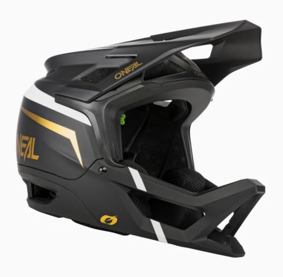 CASCO FULL FACE TRANSITION FLASH BLACK/WHITE/GOLD L3