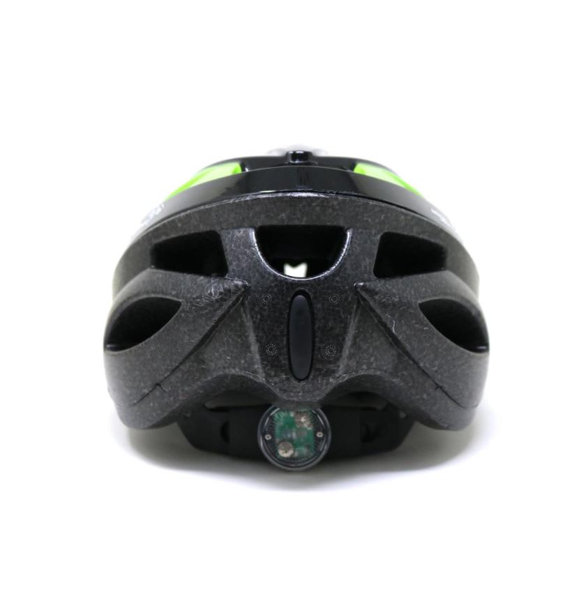 Casco Radical Mountain MTB NT Con Luz Negro Verde L 58-62cm4