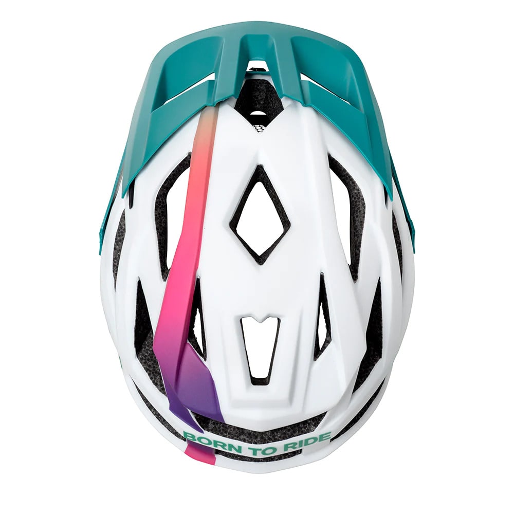 Casco Trip Enduro White / Turquoise S/M4
