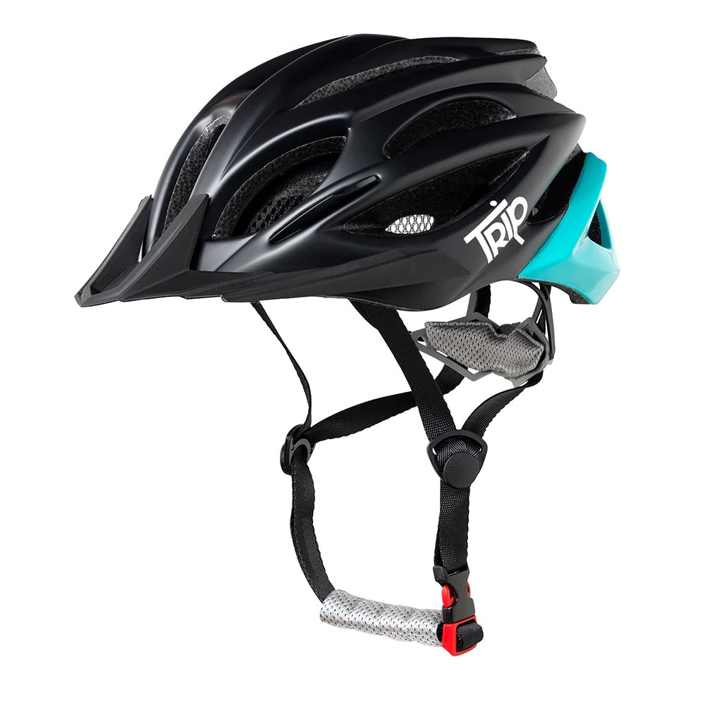Casco Trip MTB Delirium Black/Turquoise1