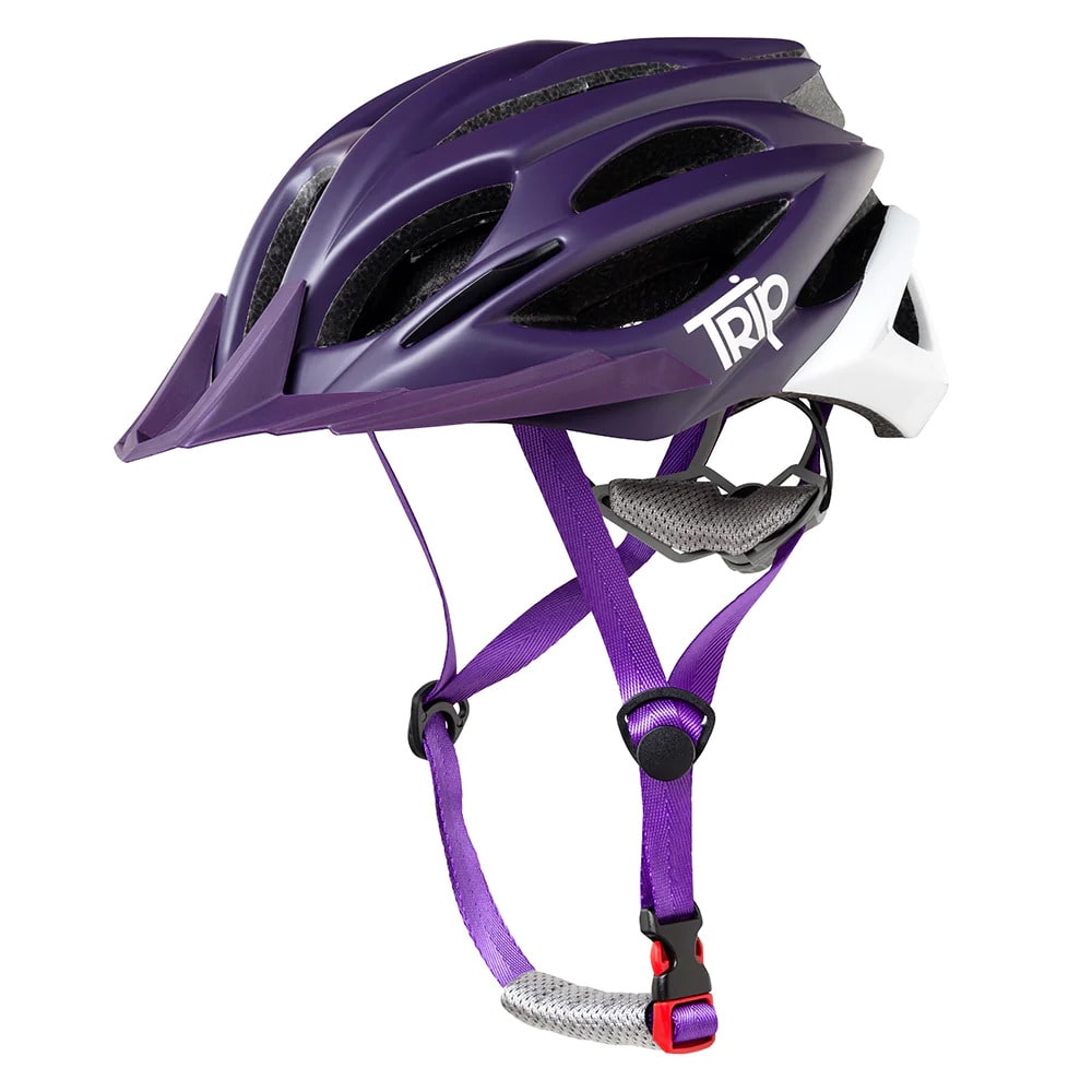 Casco Trip MTB Purple/White1