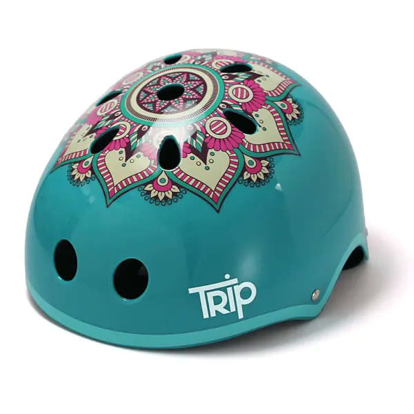 Casco Trip Blue Mandala1