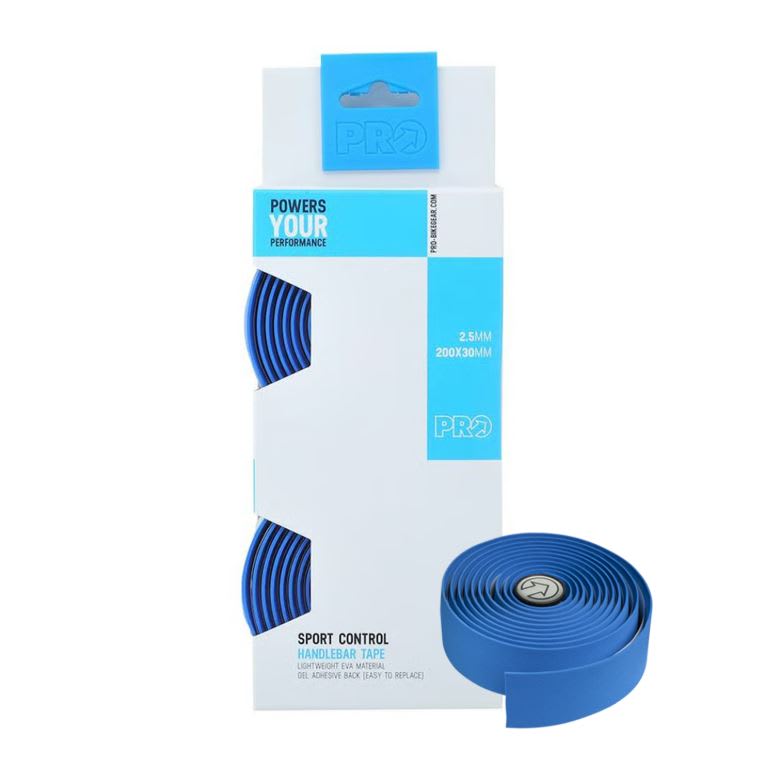 CINTA MANUBRIO PRO BLUE WITH STRIPS & PLUGS PRO TAPE SPORT1