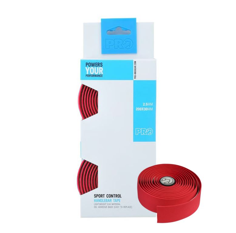 CINTA MANUBRIO PRO RED WITH STRIPS & PLUGS PRO TAPE SPORT1