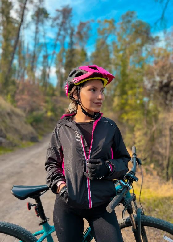 CORTAVIENTO TRIP BLACK/PINK TALLA S2