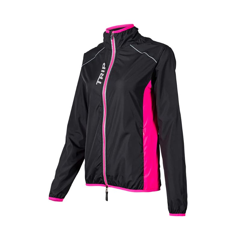 CORTAVIENTO TRIP BLACK/PINK TALLA S3