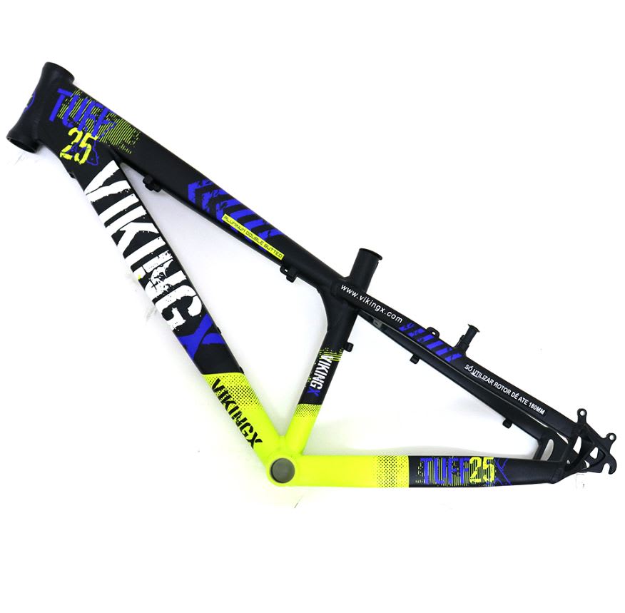 Cuadro Dirt Aluminio Viking TUFF Negro/Amarilo2