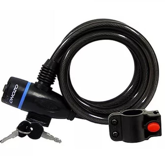 CANDADO SEG. LLAVE - 2600 10MM 1200MM BK-1162