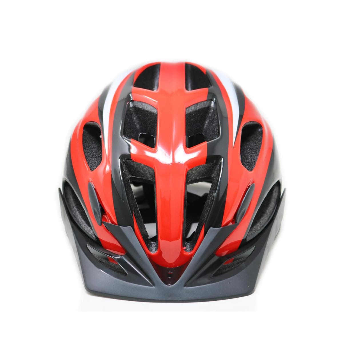 CASCO RADICAL MOUNTAIN MTB CON LUZ ROJO NEGRO L 58 - 59 CM1