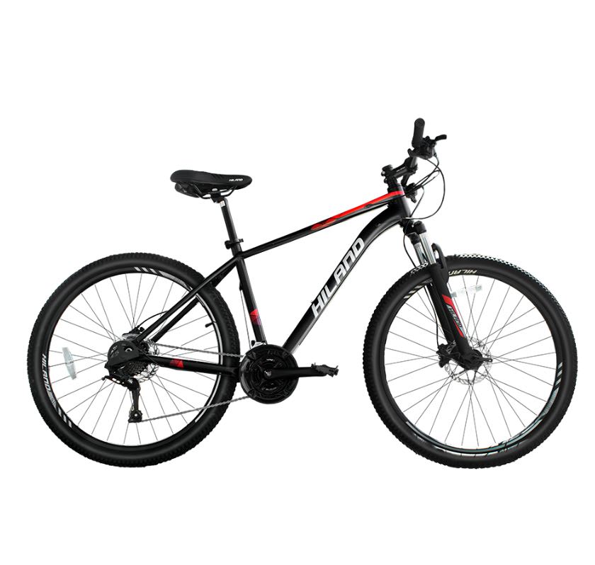 Hiland Men MTB aro 27.5 aluminio negro / rojo1