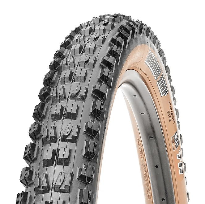 NEUMÁTICO KEVLAR MINION DHF 29 X 2.6 EXO TR BANDA CAFÉ1