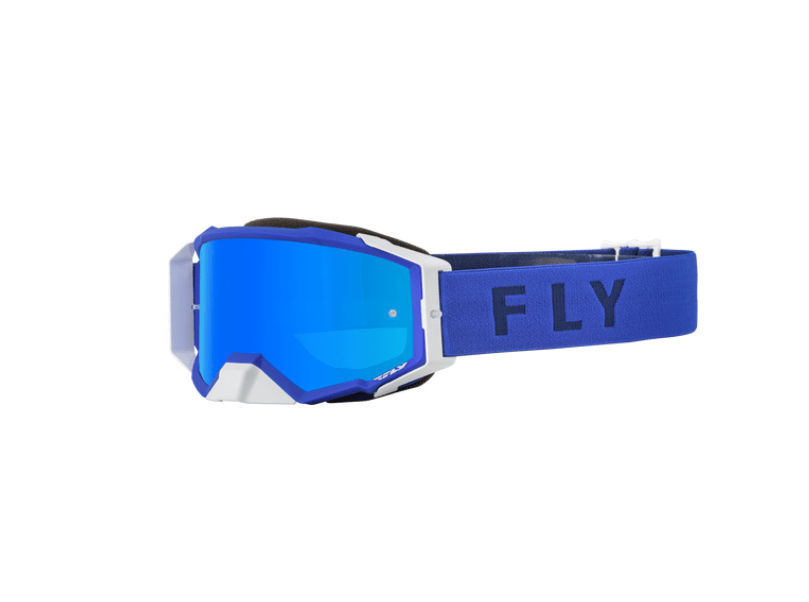 ANTIPARRA FLY RACING ZONE PRO GOGGLE BLUE W/ SKY BLUE MIRROR/SMOKE LENS1