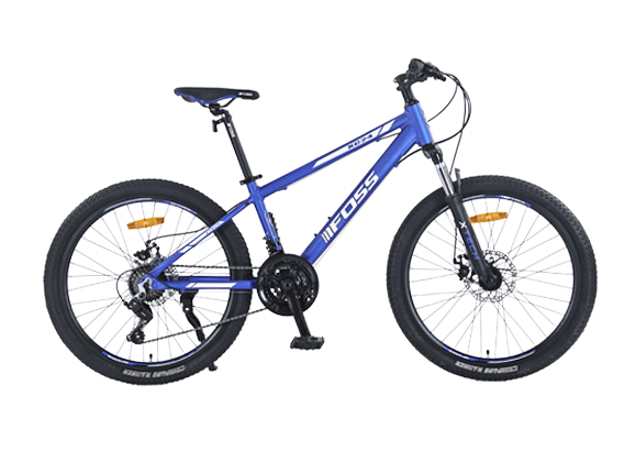 BICICLETA FOSS ARO 24 AZUL / BLANCO. NIÑO1