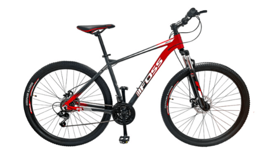Bicicleta FOSS Mount 29 Aluminio Dark Grey - Red ( M )1